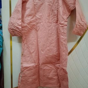 Peach Kurta Set