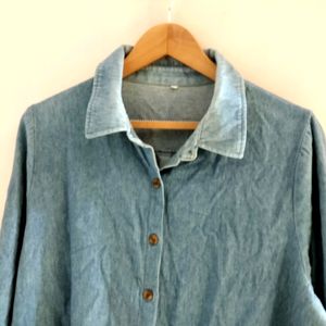 Over Size Denim Shirt