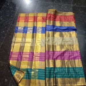 multi color saree