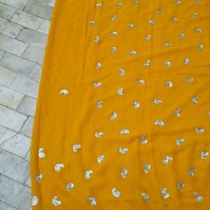 Very Beautiful New Sequence Work Saree