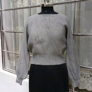 Grey Short Sweater