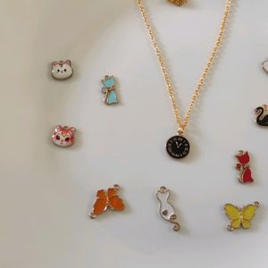 Pack Of 2 Chain With Cute Charms