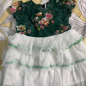 Green Baby Frock