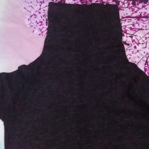 Charcoal Turtle Neck Sweater