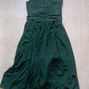 Bottle Green 3 Pis Dress