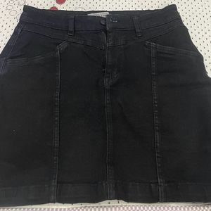 Denim Short Skirt