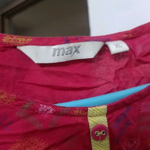 Pink Kurti From Max