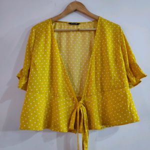 Polyester yellow Top(Women)