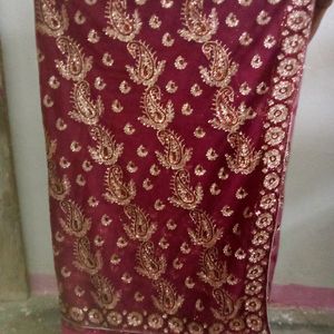 Net Design Saree Waste Quality