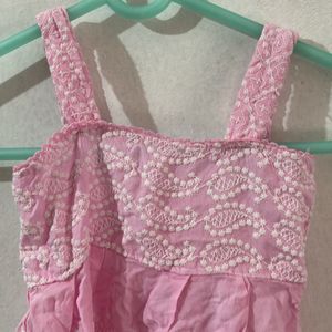 Pink Girls Frock