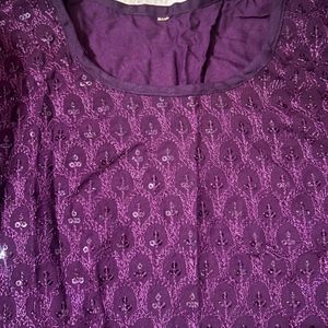 Purple Chicken Style Kurta