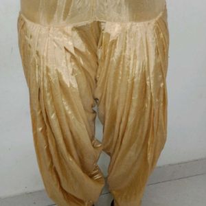 Gold Silk Shiny Soft Salvar ❤