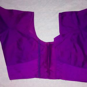 Womens Stitched Blouse Purple S Size - 32 inch