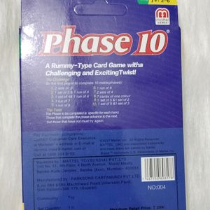 Phase 10 Cards Game