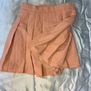 Peach Pink Skater Skirt