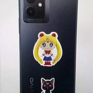 12 Sailor Moon Chibi Stickers (1 Sheet )