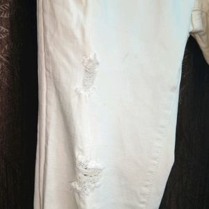 White DENIM JEANS for Women