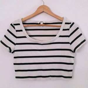 White Casual Top(Women)