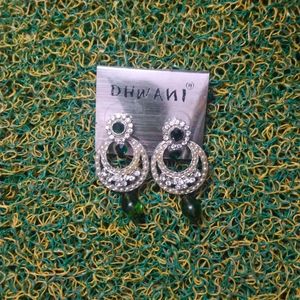 Green Colour Earings