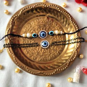 Evil Eye Rakhi Combo