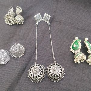 Set Of 4 Earrings