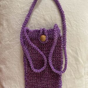 Crochet Mobile Sling Bag