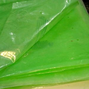 6 pic Green Transparent packaging Large cover hig