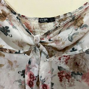 Floral Printed Deep Top