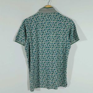 Grey Printed T-Shirt For Men's