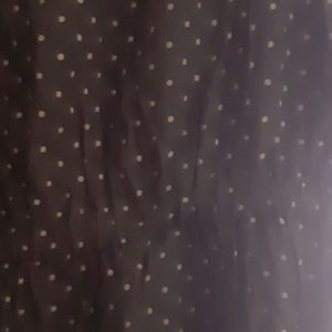 H&M black polka dots long dress