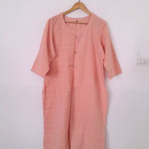 Peach  Kurta