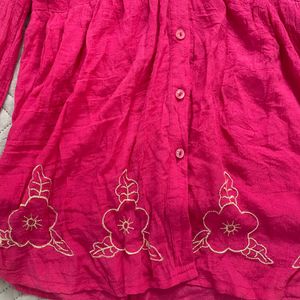 Pink Embroidery Tunics