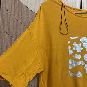 Mustard Oversize Top