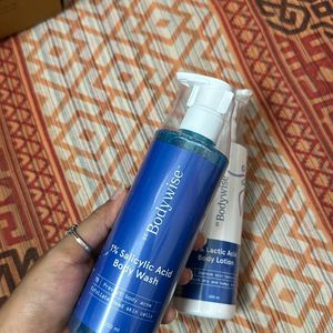 Body wash Salicylic & Latic Acid