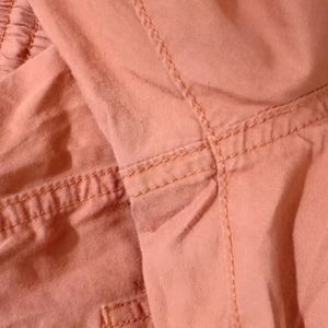 Orange Casual Joggers (Women's)