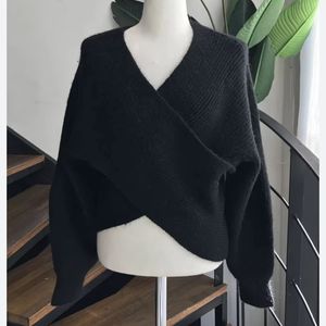 Cross Wrap Pull Over Sweater