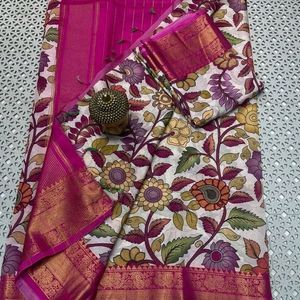 Mangalgiri  Pure Pattu By Cotten Silk Mix Sarees