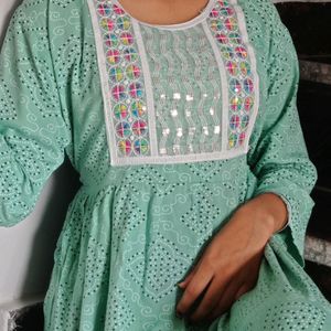 Kurti Plazoo Nyra Cut