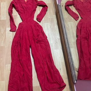 Red Jumpsuit, No Return Or Refund