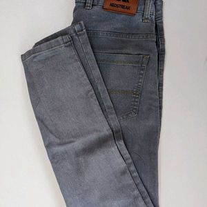 Men's Grey Slim Fit Jeans (30)