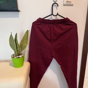 ‘Team Spirit’ Maroon Adjustable Joggers