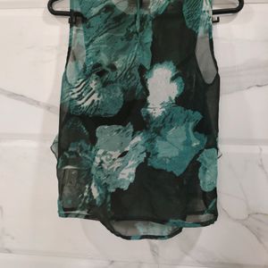 Chic Crop Top | StalkBuyLove | Sea Green Black