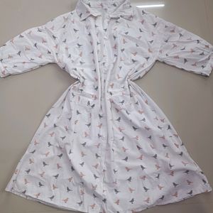 Cotton Shirt Dress