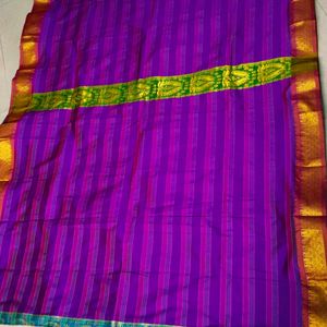 Multi Colour Kanjeevaram Silk Saree