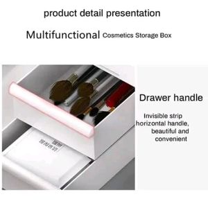 Heavy Quality Makeup Cosmetic Organizer Box (WHITE