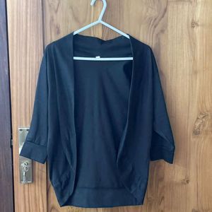 Black XL overcoat