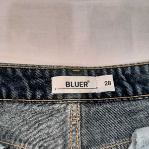 Vintage Wash Straight Fit Jeans