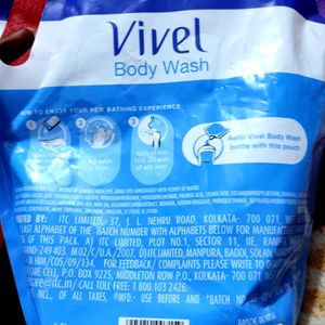 Vivel Body Wash With Mint + Cucumber Refill Pack