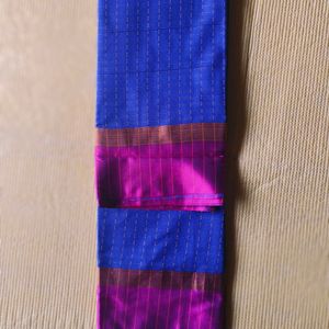 Blue and Magenta Silk Saree – Perfect for Occasion