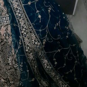 Heavy Zardozi Work Designer Bridal Lehenga